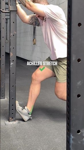 How to stretch your tight calf/achilles