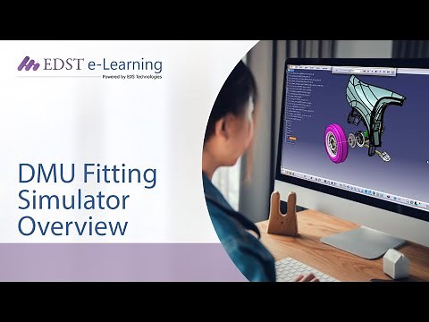 CATIA V5 DMU(Digital Mockup) Fitting Simulator Overview & Introduction Video|EDST e-Learning|English