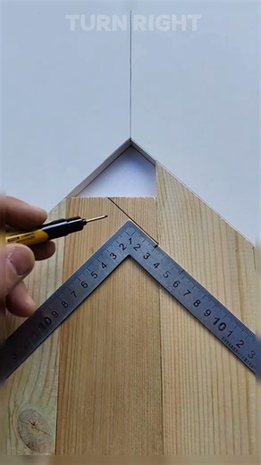Perfect Miter Joint Technique | Accurate Angle Transfer in Woodworking #Shorts #Carpentry #DIY