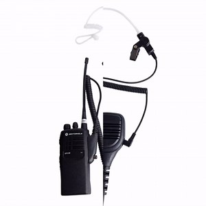 MaximalPower RHF 617-1N 3.5mm RECEIVER/LISTEN ONLY Surveillance Headset Earpiece with Clear Acoustic Coil Tube Earbud Audio Kit For Two-Way Radios, Transceivers and Radio Speaker Mics Jacks , Black