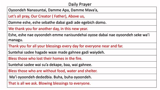 Damme Newe Daigwa Review of Lesson baithe (Three) Colors & Clothing Recorded October 23rd, 2025 | RSIC Language & Culture Program