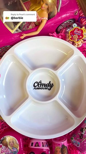 Replying to @Pearl 💖The Barbie Platter💖 Part 2 #barbie #barbiethemovie #mattel #asmr #platter #candy #pink #candytok