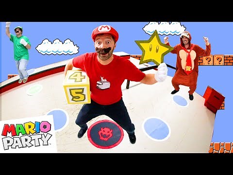 Game Of LIFE SIZED MARIO PARTY!