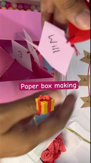 Paper box in just 1 min | explosion box for gift | birthday gift idea | #creativity #artandcraftidea
