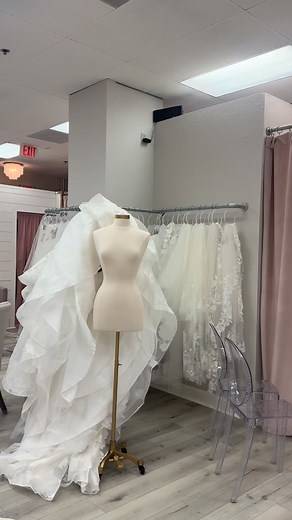✨ Dress the mannequin with me!✨ | Olivier Couture Bridal Boutique