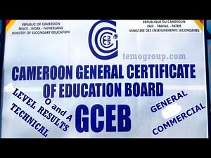 Cameroon GCE 2023 General, TVE Technical and Commercial Results Released For Download