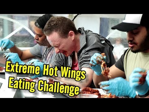 Extreme Hot Wings Eating Challenge Reading Chilli Festival