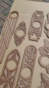 STREAMLINE MODERN | Dekorative Türknauf Rückplatte, Innentürplatte, Türschild-Zierplatten im Vintage-Stil, DIY, Innendekor - Etsy.de