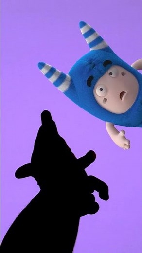 Pogo vs. Shadow Puppet! 👻 #oddbods #funny #kids