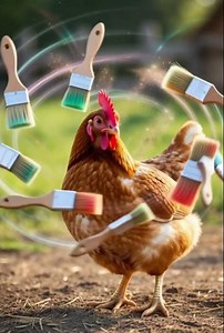 “Funny Hen Gets Polished 🐔✨ | Cute Farm Animal Comedy | LittleLaughs TV”