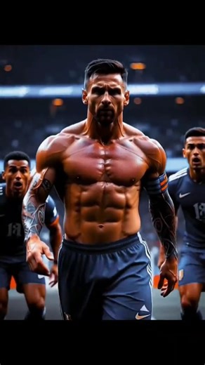 Messi With CR7 Muscles Looks Illegal 😭🔥