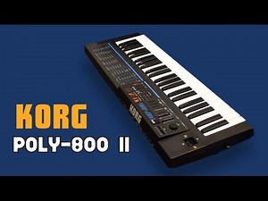 KORG POLY-800 II Analog Synthesizer 1986 | NEW PATCHES | HD DEMO