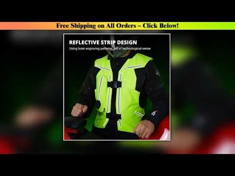 Motorcycle Airbag Vest Motorcycle Jacket Racing Riding Motocross Air Bag Reflective Safety