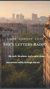 Night Healing Jazz for Relax & Unwind | Letters from a Silent Avenue | She’s Letters Radio
