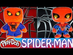 Play Doh Spiderman Movie Super Hero Play Dough Tutorial By Disney Cars Toy Club