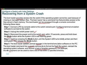 Module 1 : Basic Device Configuration