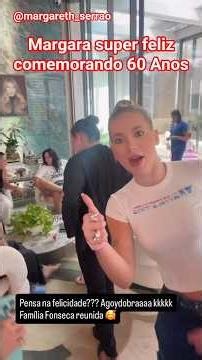 Margara is super happy celebrating her 60th birthday! #shorts #virginiafonseca