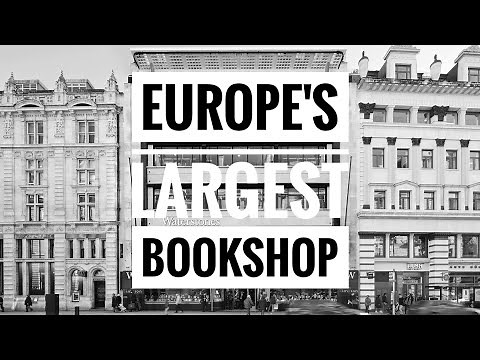 A Stroll around Europe’s Largest Bookshop [4K]: Waterstones, Piccadilly, London