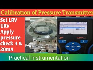 Pressure Transmitter Calibration procedure . How to Calibrate a pressure transmitter by HART 475