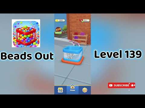 🎮 Beads Out Level 139 Walkthrough 🧩 | Tricky Bead Puzzle Solution | Mini Boss