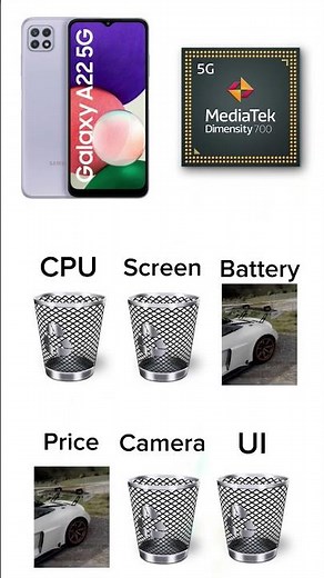 Galaxy A22 5G Performance #shorts #samsung