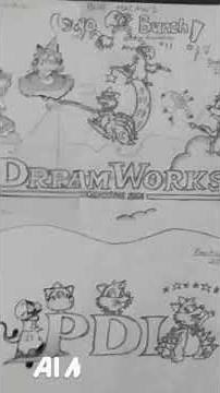 dreamworks animation skg pdi logo bunch