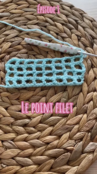 Tutoriel Point Filet au Crochet: Épisode 1