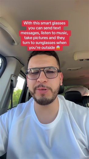All in 1 😳 With this smart glasses you can send text messages, listen to music, take pictures and they turn to sunglasses when you're outside #smartglasses #glasses #bluetoothglases #fyp #tiktokmademebuyit #sunglasses #translation #smartsunglasses #bestphoneaccessories #giftforher #giftunder50 #giftunder20 #TikTokShop #giftsforhim #TikTokShopRestock #TikTokShopMemorialDay #TikTokShopRestock #TikTokShopMothersDay