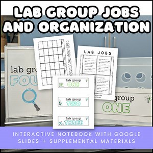 Middle School Lab Group Jobs   Organization Materials