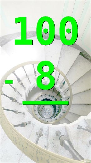 Subtraction 100 and 8 #shorts #game #mathematics #mathgames