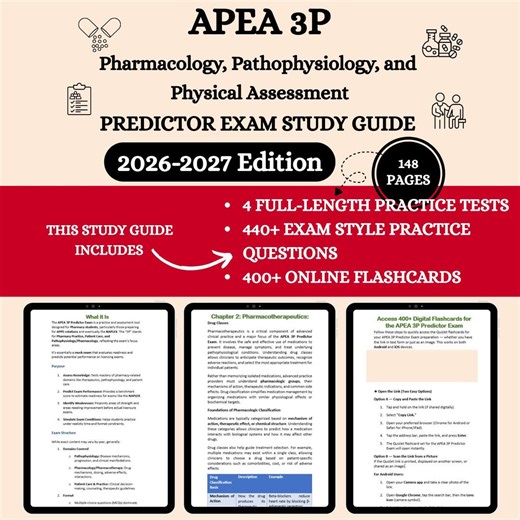 Apea 3P Predictor 2026 / Estudio del examen Apea 3P Predictor / Examen Apea 3P / Prueba Apea / Guía de estudio de Apea / Examen Apea Fnp Predictor - Etsy España