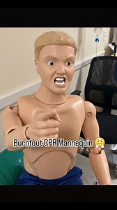 POV: You’re just trying to pass your quarterly RQI skills check but the mannequin wakes up and chooses violence. 💀 #nursehumor #cpr #rqi #healthcarememes #nurselife | Ike Injung Kim