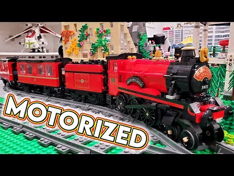 Motorized LEGO Hogwarts Express FINALLY!!