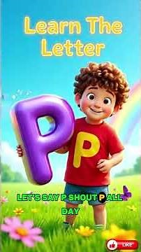 Learn Letter P with Animals | ABC Animal Rhyme for Kids