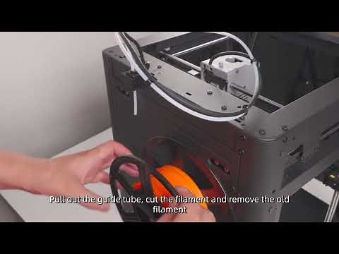 Flashforge Adventurer 5M loading and changing filament.