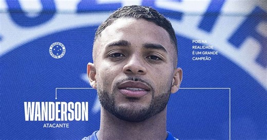 Cruzeiro anuncia a contratação do atacante Wanderson