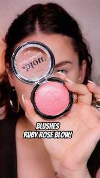 BLUSHES RUBY ROSE BLOW - CORES E SWATCHES!