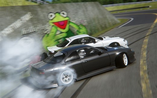 初学漂移的练习场？追走的修炼场！|神力科莎青蛙图追走