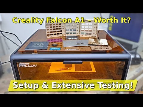 Most Compact & User Friendly Laser | Creality Falcon A1 Laser – Setup & Extensive Testing!