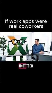 If work apps were real life coworkers 2 #parody #ai #veo #veo3 #googleveo3 #funny #googleveo #office