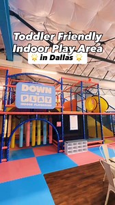 🌟 TODDLER FRIENDLY INDOOR PLAY AREA IN DALLAS: Down to Play🌟 📍 6464 E Northwest Hwy, Ste 138 Dallas, TX 75214 💲 $20 per child for an open play pass Why kids will love it: ❤️ @dtp_dallas is an inclusive indoor playground that aims to provide fun for children of all abilities! It’s designed for babies through 8 years. ❤️ It has climbing spaces, slides, a zip line, and obstacles for bigger kids. There’s also a dedicated area for toddlers and babies! ❤️ There’s a sensory room with calming lights