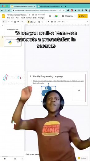 Streamlining your presentation process with Tome AI