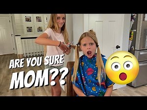Girls Cut Hair For The First Time In Two Years 😱 | At Home Hair Cuts