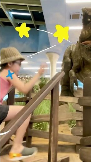 Genie Visits Dino Museum