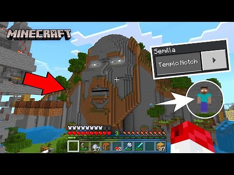 SEED DEL TEMPLO DE NOTCH EN MINECRAFT 😱 Semilla de Templo de Notch Minecraft