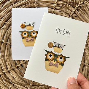 To Dad Origami Printed Cards / Father's Day / Dad Birthday / Fathers Day Gift / Greeting Card / Handmade Cards / Set of Cards / From Japan - Etsy Canada