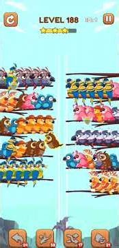 Bird Sort 2 Level 188 Solution | #birdsort #birdsortpuzzle #birdsortcolorpuzzle #birdsortcolor