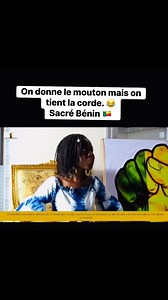 31K views · 1.1K reactions | Candide AZANNAÏ <<On donne le mouton mais on tient la corde>>.  C’est la source d’inspiration de Djecomon hein  | Sacré Bénin | Facebook