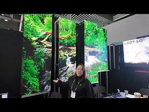 Ledtaq Interactive LED Displays, COB Technology at ISE 2025: High-Performance, Modular, Lightweight