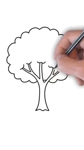 How to draw tree​ #howtodraw #tree #natureart #drawingtutorial #easyart #landscapeart #artforkids